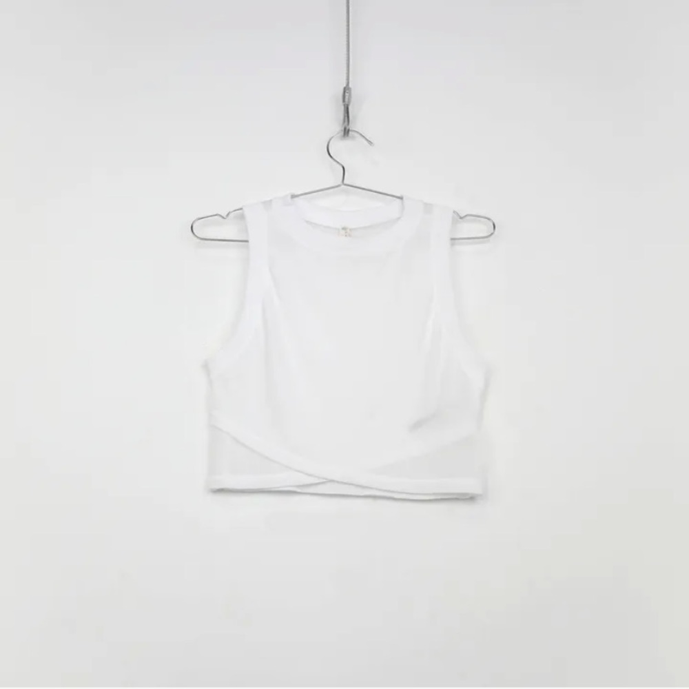 ✨HP✨ TRENDING/BOHO: Layered Split Hem Crop Tank